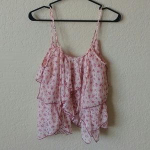 🎉NEW!🎉Floral chiffon ruffle top